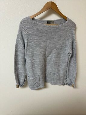 Habitat Light Gray- blue  Knit Women's Sweater size S